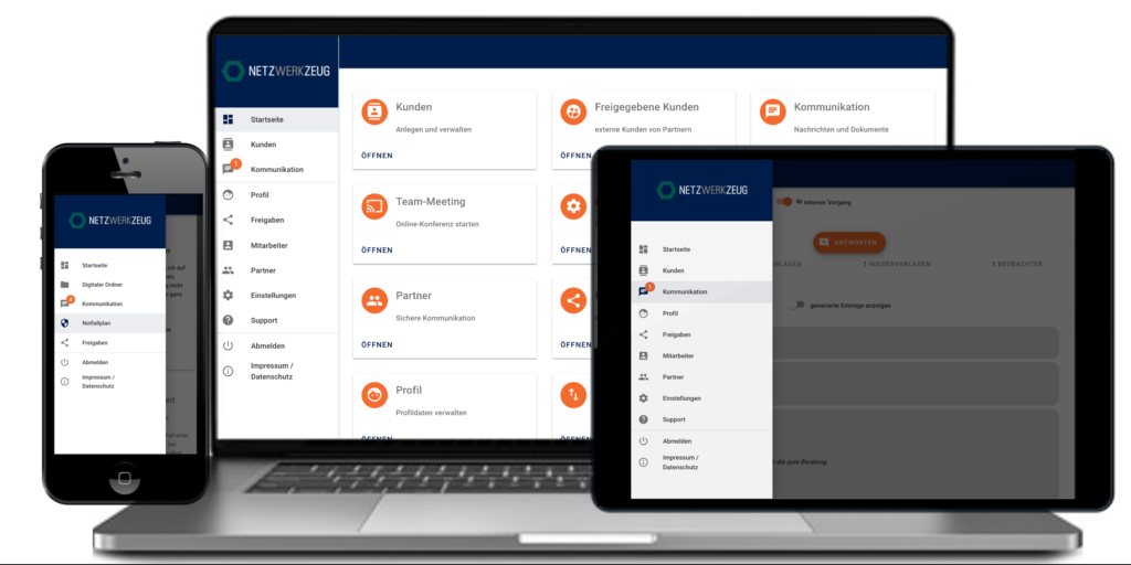 DAS Kundenportal für eine strukturierte Notfallplanung und sichere Kommunikation